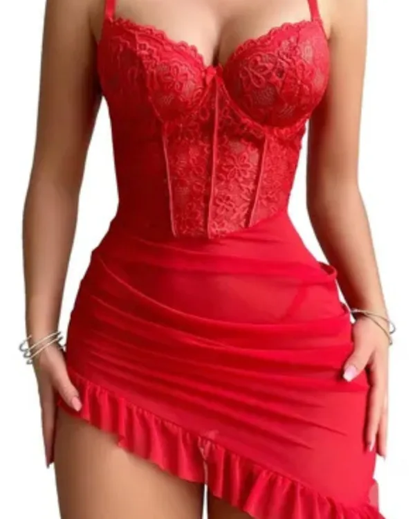 Babydoll Rojo L